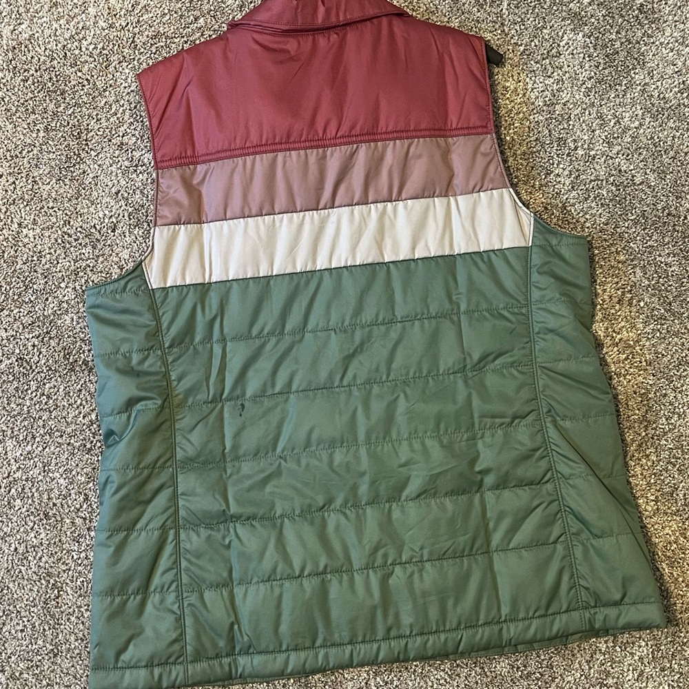 L.L. Bean Mountain Classic Puffer Vest Colorblock Women's - Picture 4 of 6